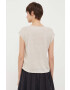 Pepe Jeans tricou de in Orly culoarea bej - Pled.ro