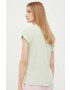 Pepe Jeans tricou din amestec de in culoarea verde - Pled.ro