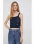 Pepe Jeans tricou din amestec de lana Emalynn culoarea albastru marin - Pled.ro