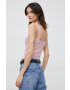 Pepe Jeans tricou din amestec de lana Tiana femei culoarea roz - Pled.ro