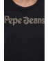 Pepe Jeans tricou din bumbac culoarea alb - Pled.ro