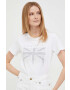 Pepe Jeans tricou din bumbac culoarea alb - Pled.ro