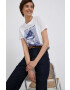 Pepe Jeans tricou din bumbac culoarea alb - Pled.ro