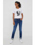 Pepe Jeans tricou din bumbac culoarea bej - Pled.ro