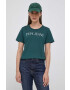 Pepe Jeans tricou din bumbac culoarea verde - Pled.ro