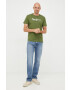 Pepe Jeans tricou din bumbac culoarea portocaliu - Pled.ro