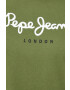 Pepe Jeans tricou din bumbac culoarea portocaliu - Pled.ro