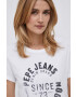 Pepe Jeans tricou din bumbac Alessa culoarea alb - Pled.ro