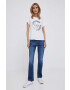 Pepe Jeans tricou din bumbac Alessa culoarea alb - Pled.ro