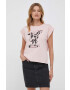 Pepe Jeans tricou din bumbac Bianca culoarea roz - Pled.ro