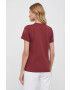 Pepe Jeans tricou din bumbac Bria culoarea bordo - Pled.ro