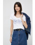 Pepe Jeans tricou din bumbac Mery culoarea alb - Pled.ro