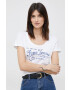 Pepe Jeans tricou din bumbac Mery culoarea alb - Pled.ro