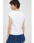 Pepe Jeans tricou din bumbac Natty culoarea alb - Pled.ro