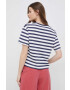 Pepe Jeans tricou din bumbac Navy - Pled.ro