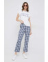 Pepe Jeans tricou din bumbac Nolly culoarea alb - Pled.ro