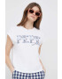 Pepe Jeans tricou din bumbac Nolly culoarea alb - Pled.ro