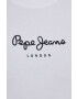 Pepe Jeans tricou New Virginia Ss N femei culoarea alb - Pled.ro