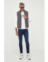 Pepe Jeans vesta cu doua fete Boswell Gillet barbati culoarea gri de tranzitie - Pled.ro