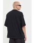 Preach tricou din bumbac culoarea negru cu imprimeu - Pled.ro