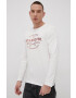 Premium by Jack&Jones Longsleeve din bumbac culoarea alb cu imprimeu - Pled.ro