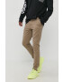 Produkt by Jack & Jones Pantaloni bărbați culoarea bej model drept - Pled.ro