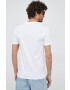 PS Paul Smith tricou din bumbac culoarea alb cu imprimeu - Pled.ro