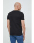 PS Paul Smith tricou din bumbac culoarea negru cu imprimeu - Pled.ro