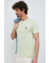 PS Paul Smith tricou din bumbac culoarea verde cu imprimeu - Pled.ro