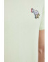 PS Paul Smith tricou din bumbac culoarea verde cu imprimeu - Pled.ro