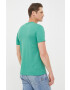 PS Paul Smith tricou din bumbac culoarea bej cu imprimeu - Pled.ro