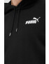 Puma bluza barbati culoarea negru cu glugă cu imprimeu - Pled.ro