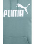 Puma bluza barbati culoarea verde cu glugă cu imprimeu - Pled.ro