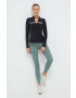 Puma leggins de alergare Seasons culoarea verde neted - Pled.ro