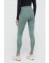 Puma leggins de alergare Seasons culoarea verde neted - Pled.ro