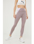 Puma leggins de antrenament Evostripe femei culoarea violet modelator - Pled.ro