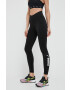 Puma leggins de antrenament Favorite Logo culoarea negru cu imprimeu - Pled.ro