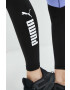 Puma leggins de antrenament Favorite Logo culoarea negru cu imprimeu - Pled.ro