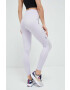 Puma leggins de antrenament Nova Shine culoarea violet cu imprimeu - Pled.ro