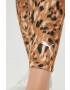 Puma leggins de antrenament Safari Glam femei culoarea maro modelator - Pled.ro