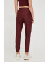 Puma pantaloni de antrenament Fit Eversculpt femei culoarea bordo cu imprimeu - Pled.ro