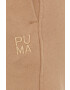 Puma pantaloni de trening din bumbac 53342363 femei culoarea maro neted 53342363-63 - Pled.ro