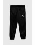 Puma pantaloni de trening pentru copii ACTIVE Tricot Pants cl B culoarea negru cu imprimeu - Pled.ro