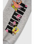 Puma pantaloni de trening pentru copii x SPONGEBOB Sweatpants TR culoarea gri cu imprimeu - Pled.ro