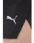 Puma pantaloni scurți de alergare culoarea negru - Pled.ro