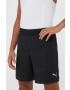 Puma pantaloni scurți de alergare Favourite culoarea negru - Pled.ro