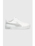 Puma sneakers Carina 2.0 Space Metallics culoarea alb - Pled.ro