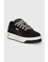 Puma sneakers din piele intoarsă Carina Street Thick Laces culoarea negru - Pled.ro