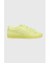 Puma sneakers din piele întoarsă Suede Classic XXI culoarea verde 374915 374915-73 - Pled.ro