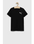 Puma tricou copii ACTIVE Small Logo Tee B culoarea negru cu imprimeu - Pled.ro